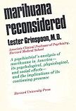 Marihuana Reconsidered 1971 book by Lester Grinspoon