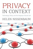 Privacy in Context book by Helen Nissenbaum