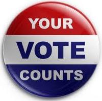 'YOUR VOTE COUNTS' button